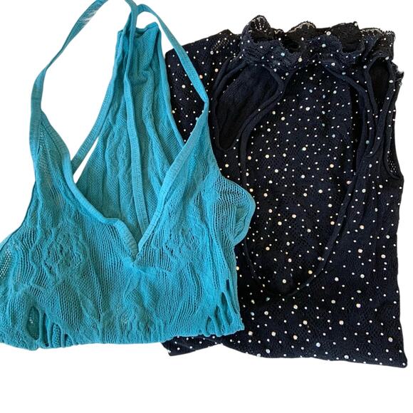 Bundle of Two - Sheer Teddy & Black Rhinestone Minidress Dancewear Lingerie NWOT - Picture 3 of 8